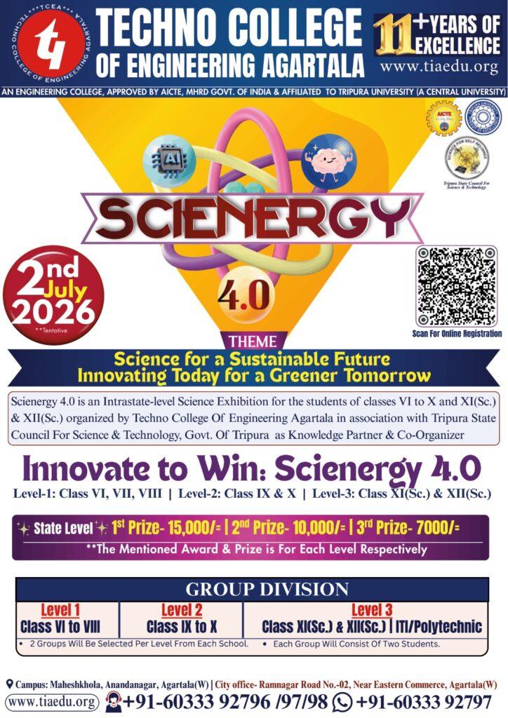 SCIENERGY 4.0 on 2nd July 2026