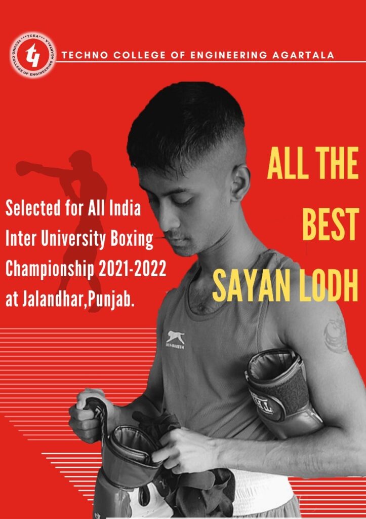 Selected for All India Inter-University Boxing Championship 2021-22 Selected for All India Inter-University Boxing Championship 2021-22