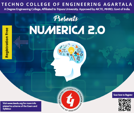 NUMERICA 2.0 LEVEL-I EXAM WILL COMMENCE ON 4TH SEPT,2022 (10:00 AM to 11:00 AM)