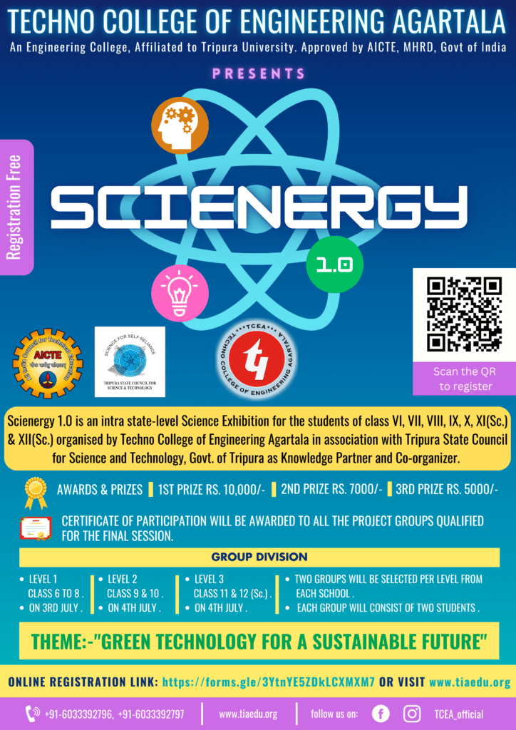 SCIENERGY 1.0 from 3rd-4th July, 2023