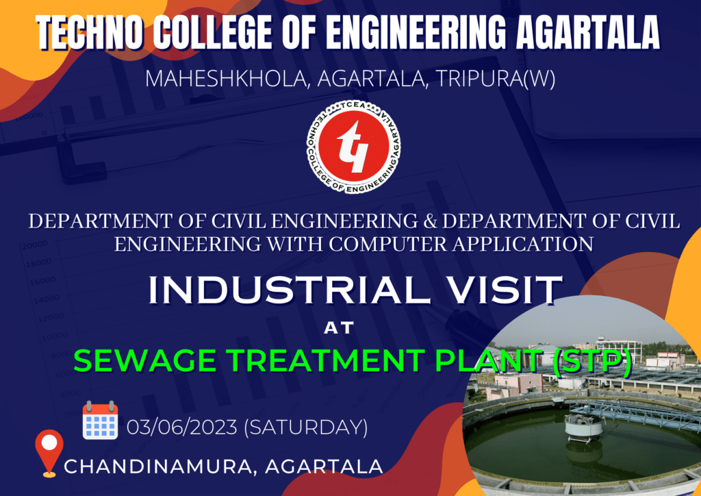 An Industrial Visit at Sewage Treatment Plant (STP), Chandinamura, Agartala on 03/06/2023